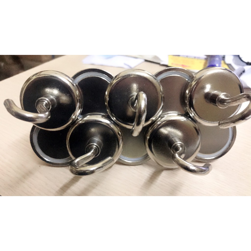 [Xả Kho Giá Xưởng] Nam châm móc treo D42mm ( treo hơn 4,5kg) loại siêu mạnh