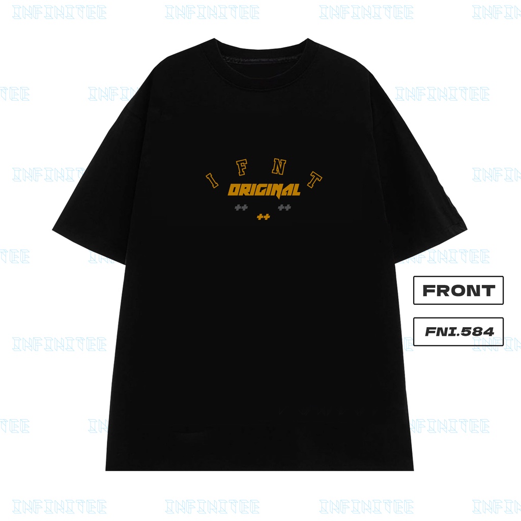 Áo thun INFINITEE Fni0584, Thun 100% Cotton - form rộng Unisex.