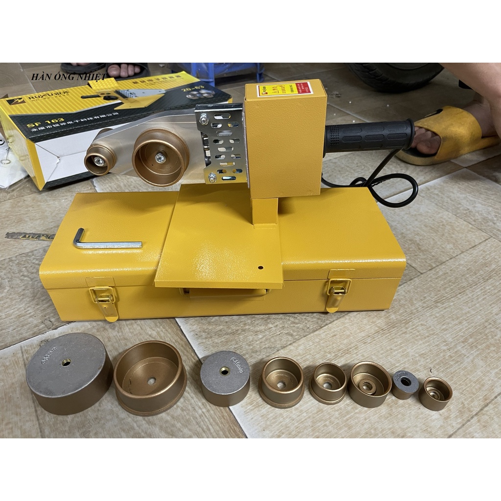Máy Hàn Ống Nhiệt ACZ 20-63 công suất 800W-Có núm điều chỉnh nhiệt độ