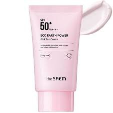 KEM CHỐNG NẮNG THE SAEM ECO EARTH POWER PINK SUN CREAM | BigBuy360 - bigbuy360.vn