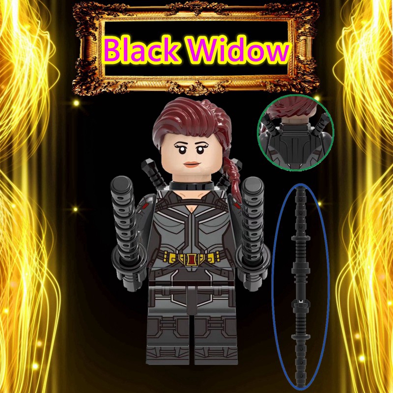 Bộ Lắp Ghép Lego Nhân Vật Black Widow Captain Of Ussr
