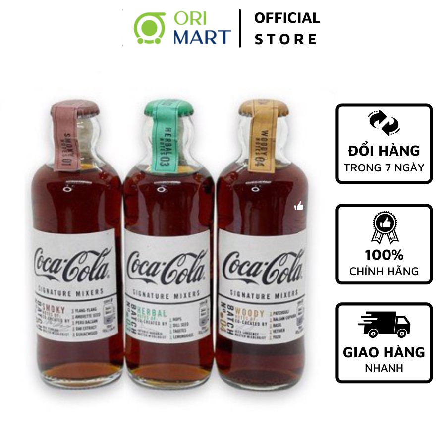 COMBO COCA-COLA SIG MIXERS 3 VỊ ( CHAI 200ml)