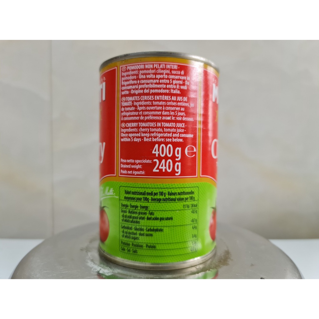 [400g] CÀ CHUA CHERRY [Italia] MUTTI Cherry Tomatoes (bph-hk)