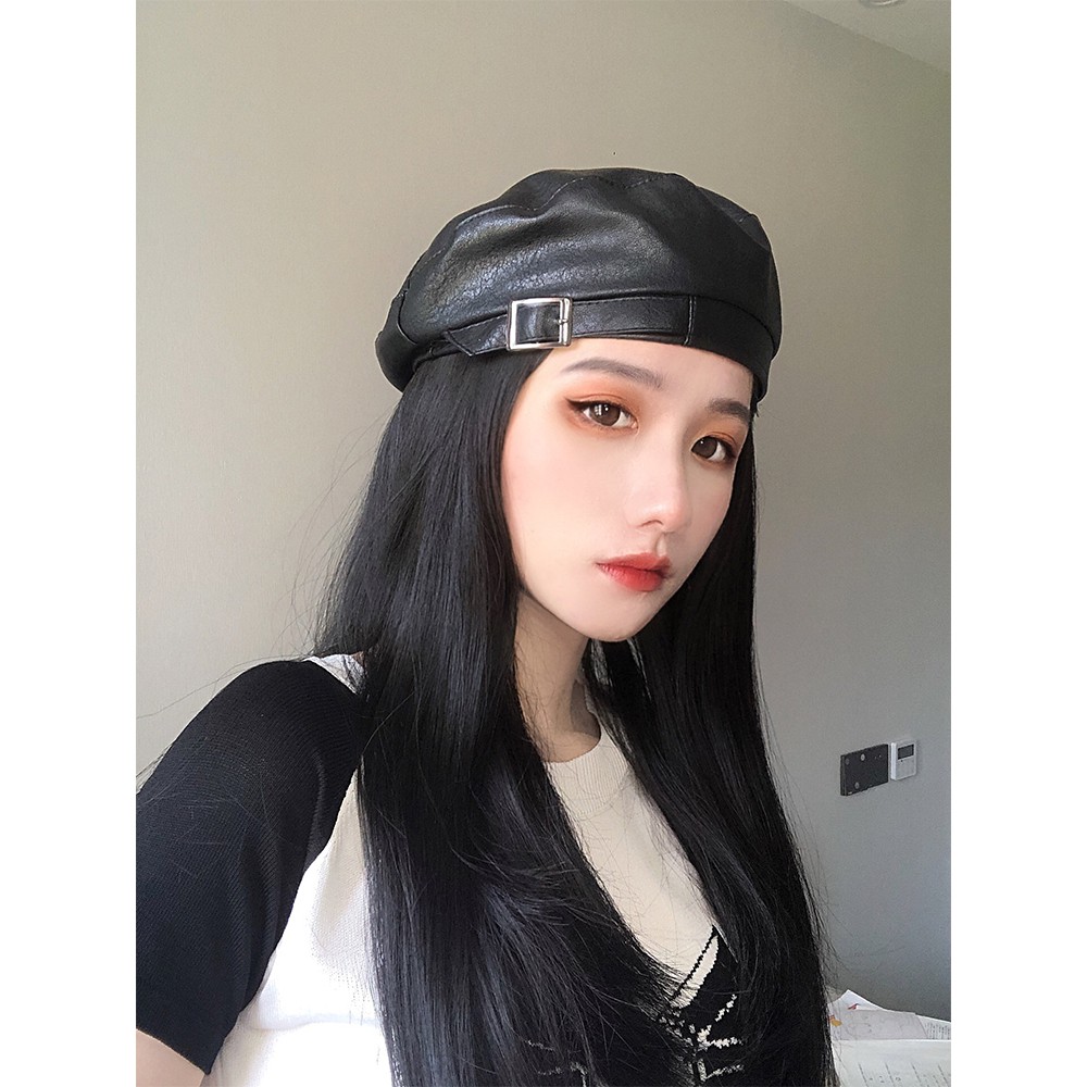 Mũ nồi bằng da PU thời trang cho nữ