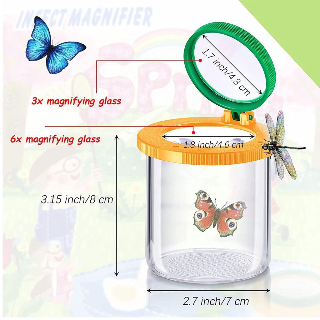 LET Kính Lúp Phóng Đại Hình Con Bọ Cho Bé