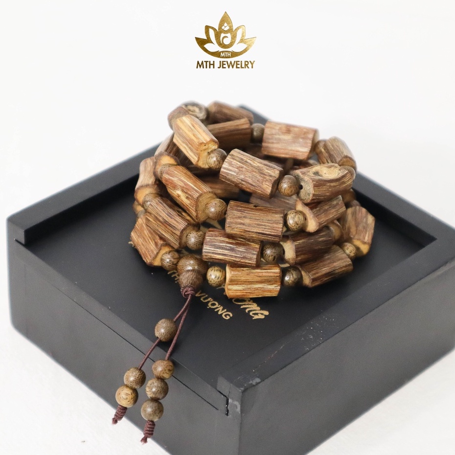 Vòng Tay &amp; Vòng Cổ MTH JEWELRY Trầm Tốc Sánh Cành Tự Nhiên 8/10/12/14mm Trầm Việt | Mộc Trầm Hương