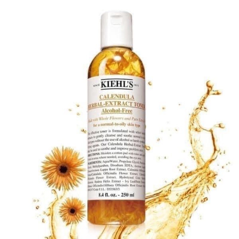 Toner Hoa Cúc Calendula Herbal Extract Alcohol-Free Toner 250ml Kiehl’s