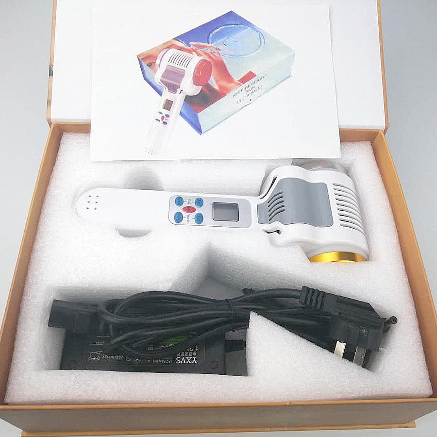 Búa Nóng Lạnh 2 Đầu. Máy Điện Di Nóng Lạnh Massage Đẩy Tinh Chất Bảo Hành 12 Tháng.