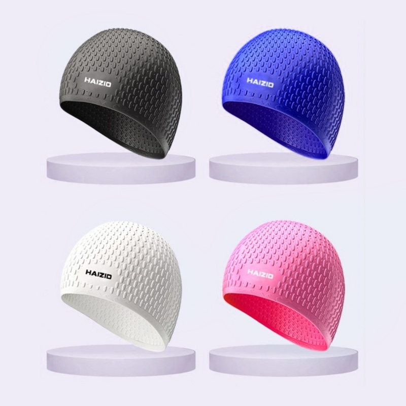 Mũ Bơi Silicone Co Giãn Chống Thấm Nước Dành Cho Nam Và Nữ