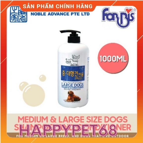 Sữa tắm Forbis Large Dog - Sữa tắm chuyên cho thú cưng chó Dòng Trung và Đại