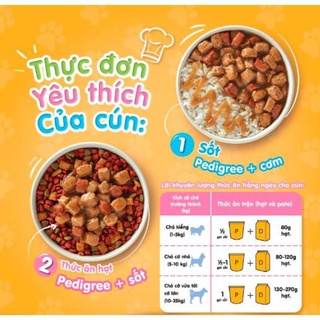 Thức ăn hạt cho chó pedigree 1.5kg