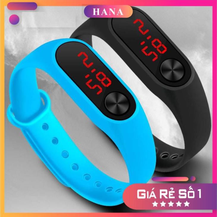 Đồng Hồ LED UNISEX LE88 và dành cho trẻ em đeo được - Thời Trang Thể Thao - Dây Silicon