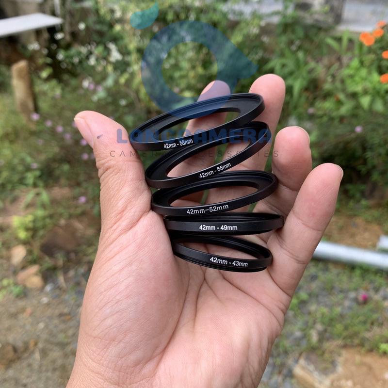 Step-Ring cho Lens 42mm - chuyển size filter cho ống kính 42mm
