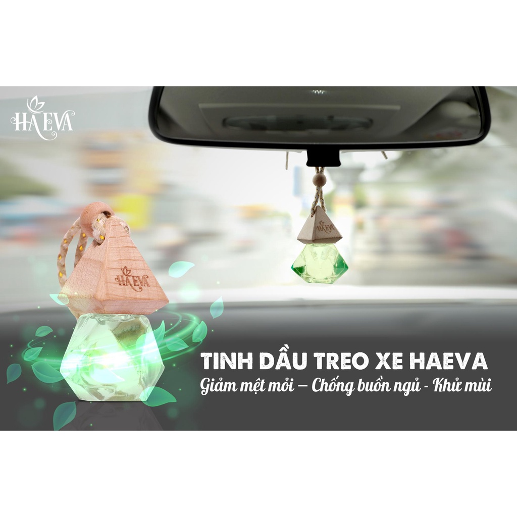 Tinh dầu Treo Xe Ngọc Lan Tây Haeva 5ml, giúp khử mùi ô tô, phòng ngủ, tủ quần áo, nhà  vệ  sinh, chống say xe