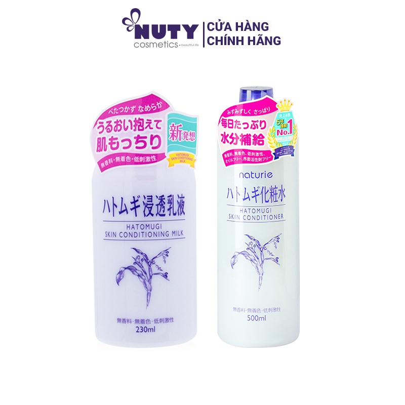 Nước Cân Bằng Da Naturie Hatomugi Skin Conditioner (500ml)