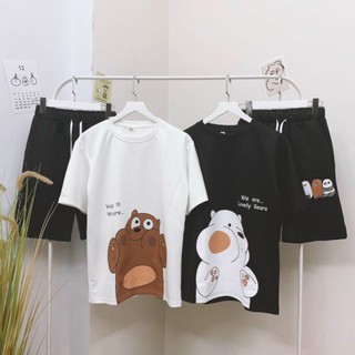 Sét hoạt hình gấu trắng, gấu đen