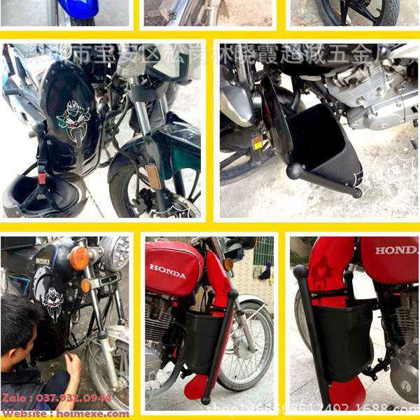 Cản chống đỗ chắn bùn màu đen