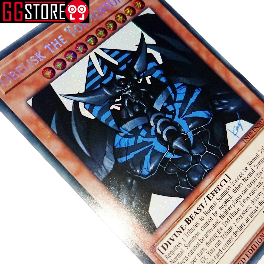 Bài Yugioh Chính Hãng : Obelisk the Tormentor - Thần Obelisk