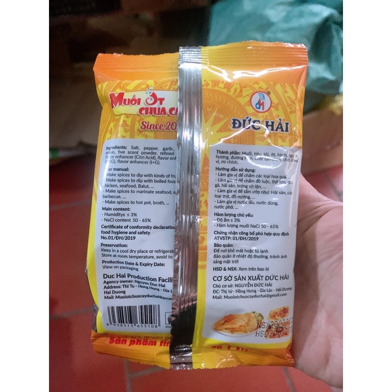 Gói muối chấm chua cay 100g