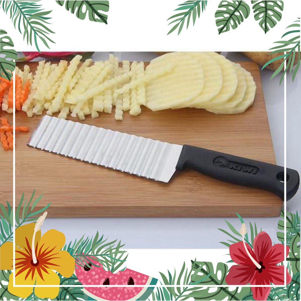 bán sỉ lẻ Dao cắt lát sóng củ quả cao cấp thiết kế thực phẩm bàn tiệc hàng đẹp chuẩn