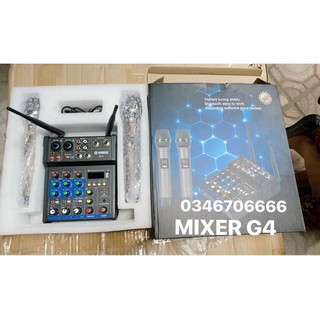 Bàn chỉnh âm thanh mixer g4