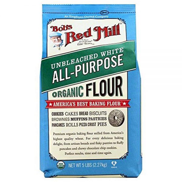 Bột mì đa dụng hữu cơ không tẩy trắng Bob's Red Mill-Hàng-Mỹ- Unbleached all purpose flour