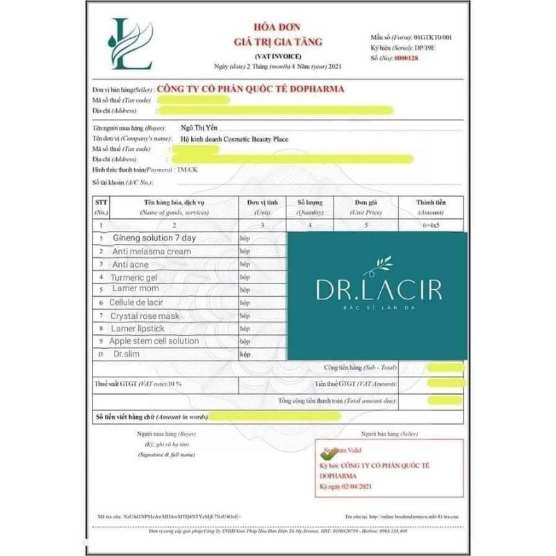 Mặt Nạ Thạch Anh Khô Dr. Lacir Crystal Rose Mask | BigBuy360 - bigbuy360.vn