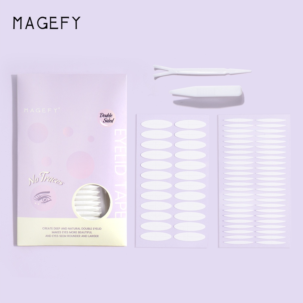 Set 20 miếng dán tạo mắt hai mí cùng nhíp và nĩa chữ Y MAGEFY