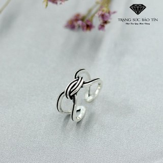 Nhẫn Titan Nữ Vô Cực Chất Liệu Cao Cấp - Thương Hiệu Bảo Tín