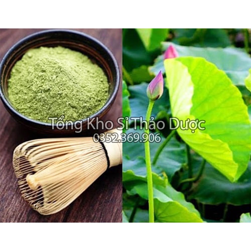 Bột lá sen nguyên chất 100g (Hỗ trợ giảm cân, hạ mỡ máu, an thần, giảm stress)