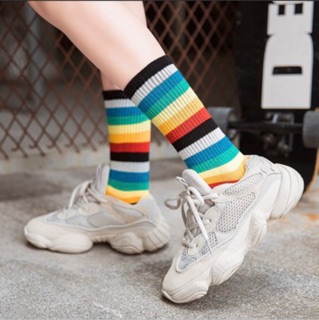 Vớ sọc 7 màu/ rainbow