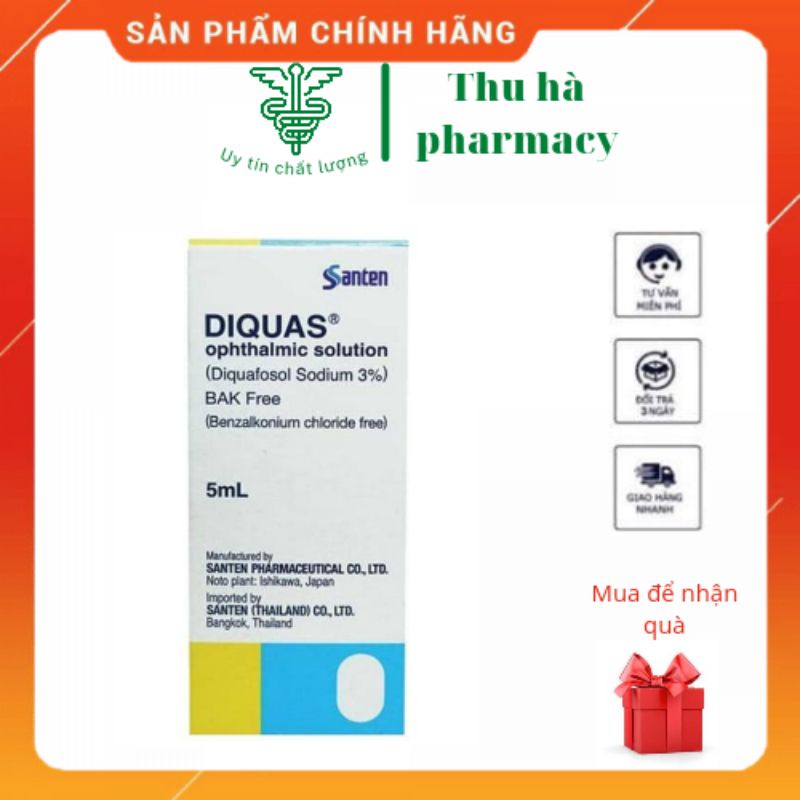 Dung dịch nhỏ mắt DIQUAS