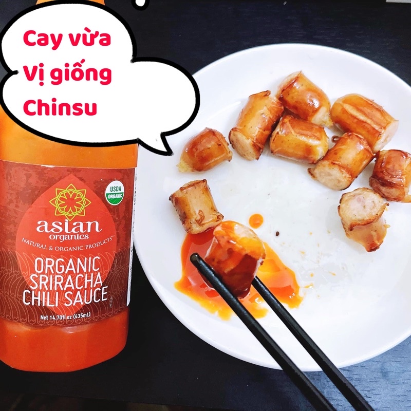 Tương ớt cay Sriracha hữu cơ Asian Organics 280ml