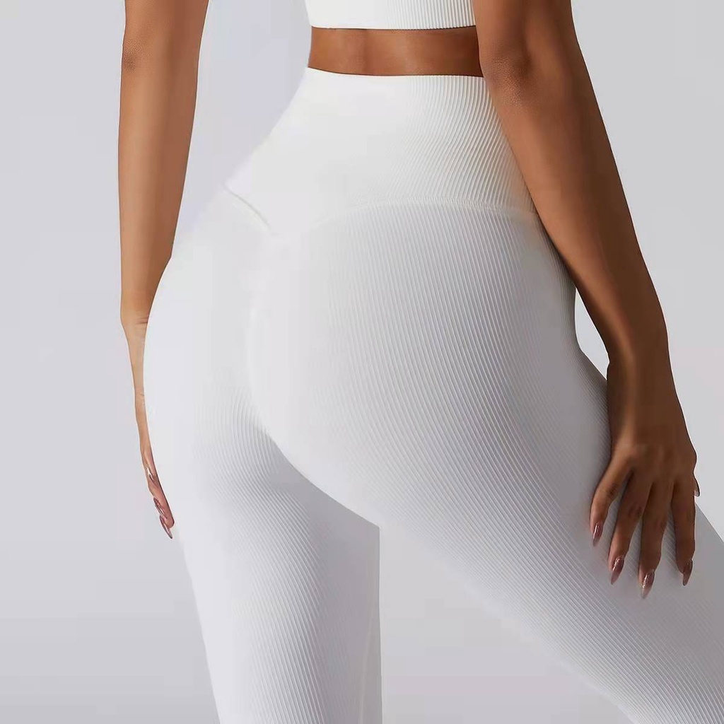 Quần legging thể thao Hoppe Fumeng cho nữ thiết kế lưng cao co giãn thoải mái