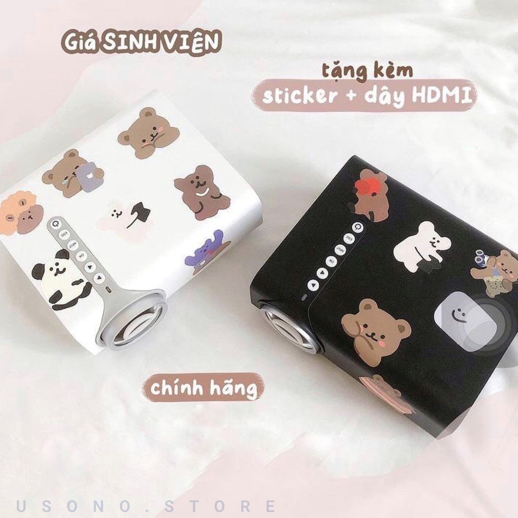 Máy chiếu mini YG530 kết nối không dây chính hãng LEJIADA Tặng Sticker + HDMI Laptop - Osuno Store