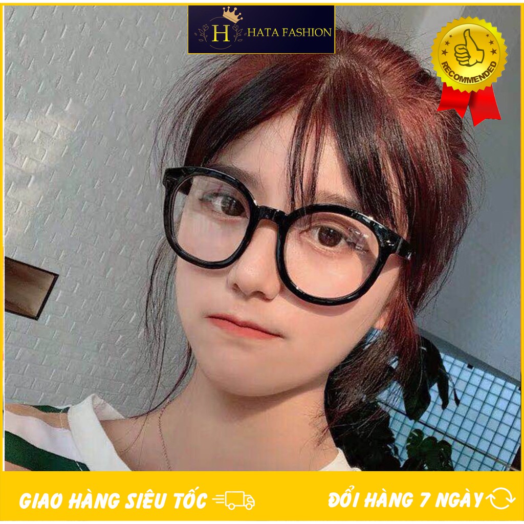 Mắt Kính Giả Cận From Tròn RETRO Mắt Mèo 459 Hàn Quốc