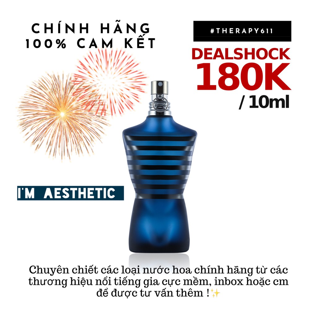 [-20kTHERAPYF]..::✨Nước Hoa Mẫu Thử Jean Paul “ULTRA MALE" (5ml/10ml/20ml)✨::..