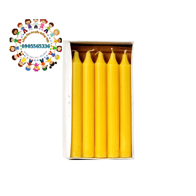 Nến đủ màu thắp sáng lồng đèn size nhỏ - Nến xem bói, xem bài Tarot - Đèn cầy thắp lồng đèn