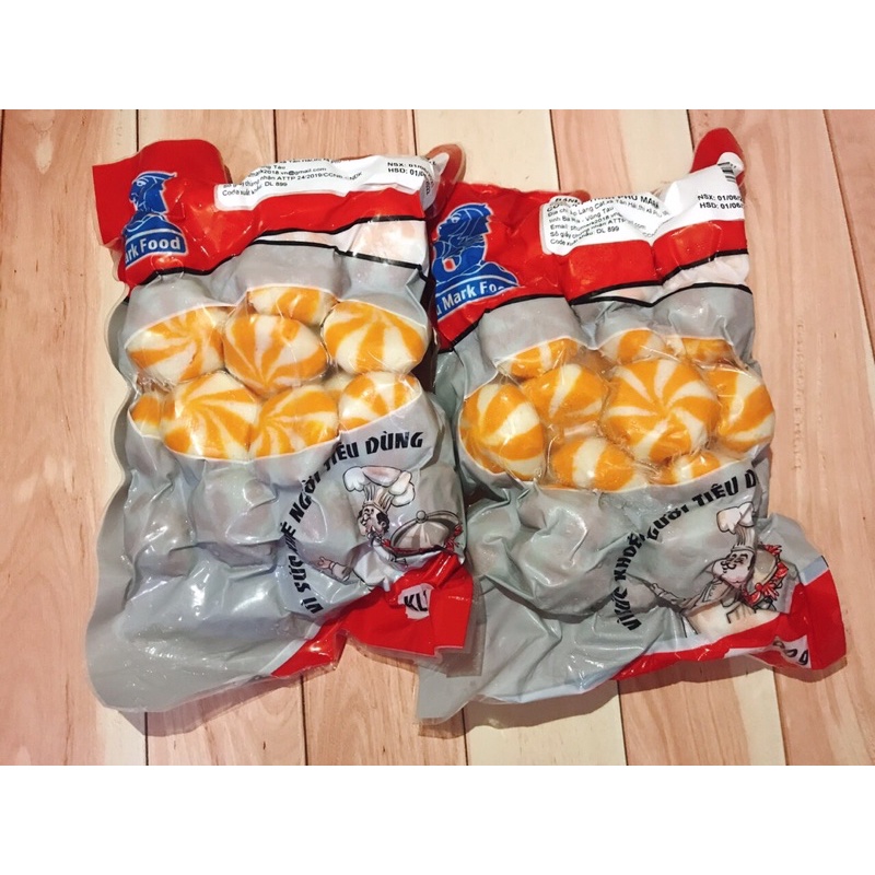 VTL - BÁNH BAO CAM TRỨNG CÁ 500g (Ship Hoả Tốc-TPHCM)