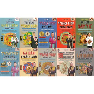 Sách - Combo 10 quyển sách Phong thuỷ hàng đầu của tác giả Lý Cư Minh