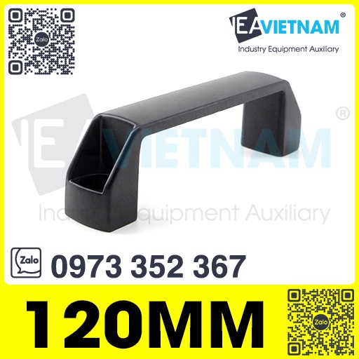 Tay nắm nhựa đen LS522 PL006 120mm Tay cầm nhựa 120 L120