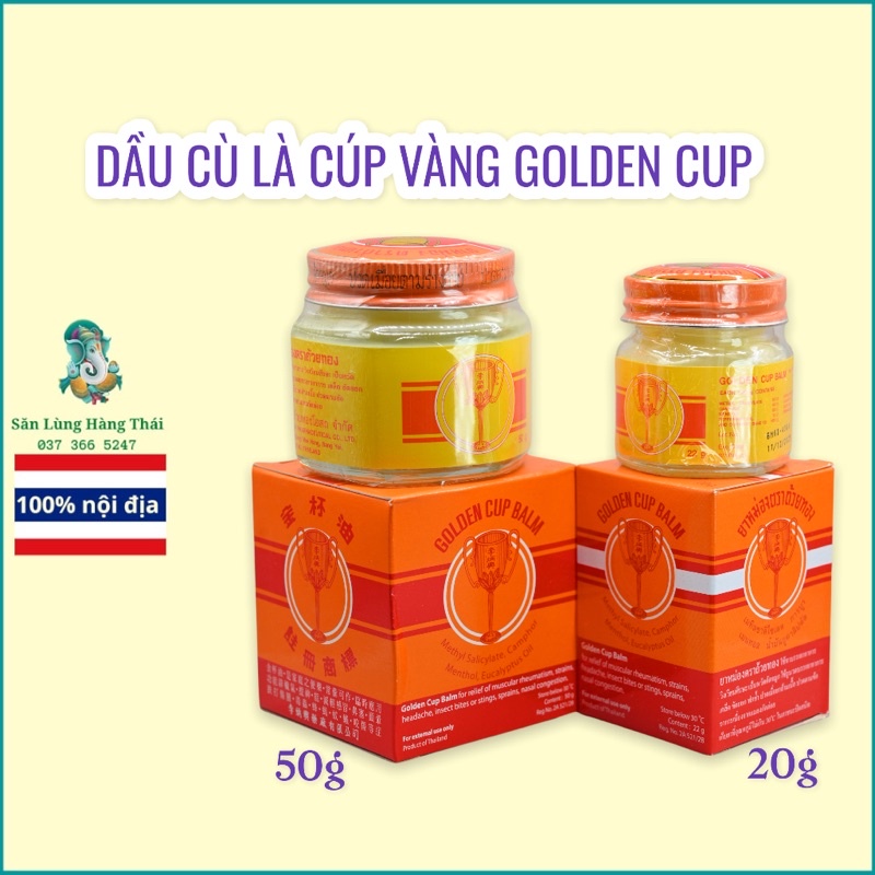 Dầu Cù Là Cao Cúp Vàng Golden Cup Thái Lan