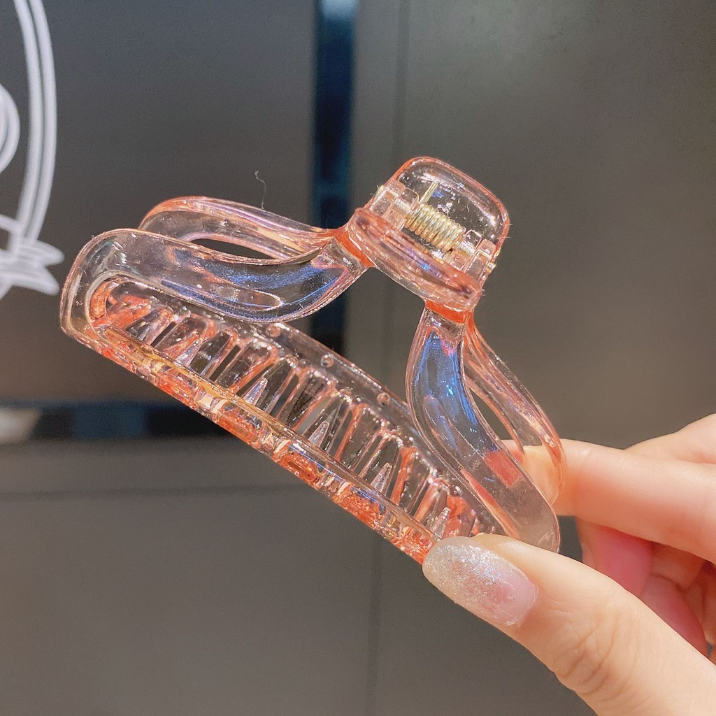 Kẹp tóc trong Suốt nhiều màu hàn quốc giá rẻ mới nhất cho nữ 2021