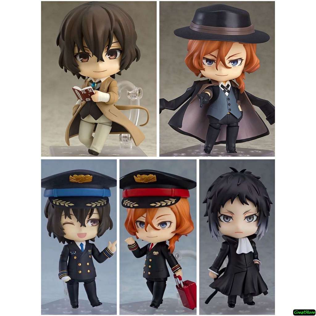 (SẴN) MÔ HÌNH Nakahara Chuya 676 1415 Osamu Dazai 657 1414 Akutagawa 1191 Q size Trong Bungo Stray Dogs Văn Hào Lưu Lạc