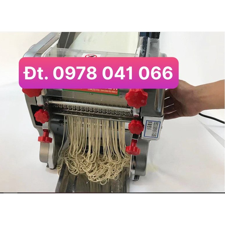 Máy cán bột cắt bột làm mì sợi bánh canh hủ tiếu chạy điệnFKM200