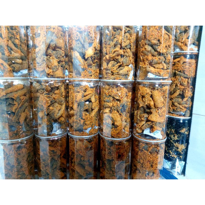 Da cá sấy giòn vị trứng muối béo ngậy thơm ngon/ hộp pet 200gram / Ăn vặt Thi Thi