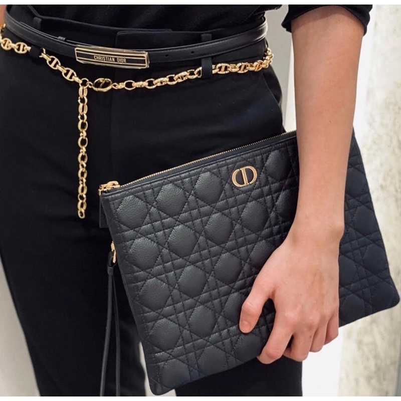 CLUTCH CẦM TAY DIOR Ô TRÁM FULLBOX