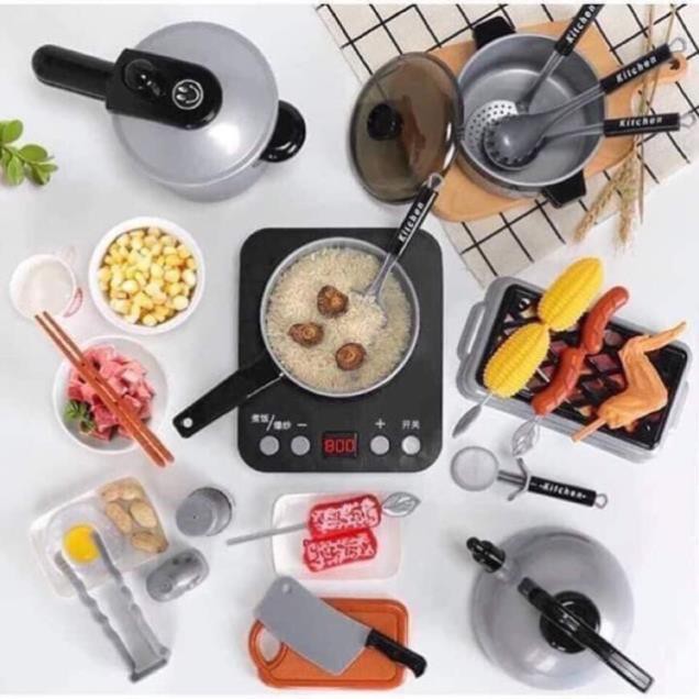 Bộ đồ chơi nấu ăn KITCHEN mới 36ct cho bé vui nghịch