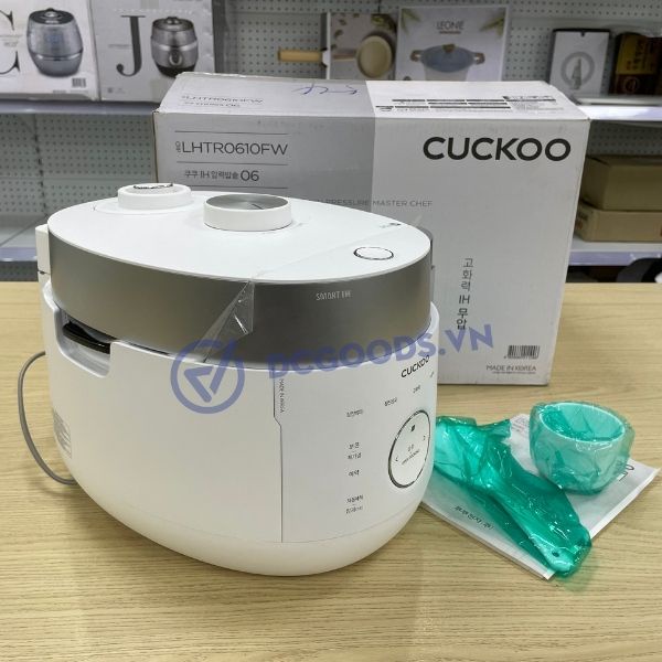 Nồi Cơm Điện Cao Tần Áp Suât Kép Cuckoo CRP-LHTR0610FW 1.08L