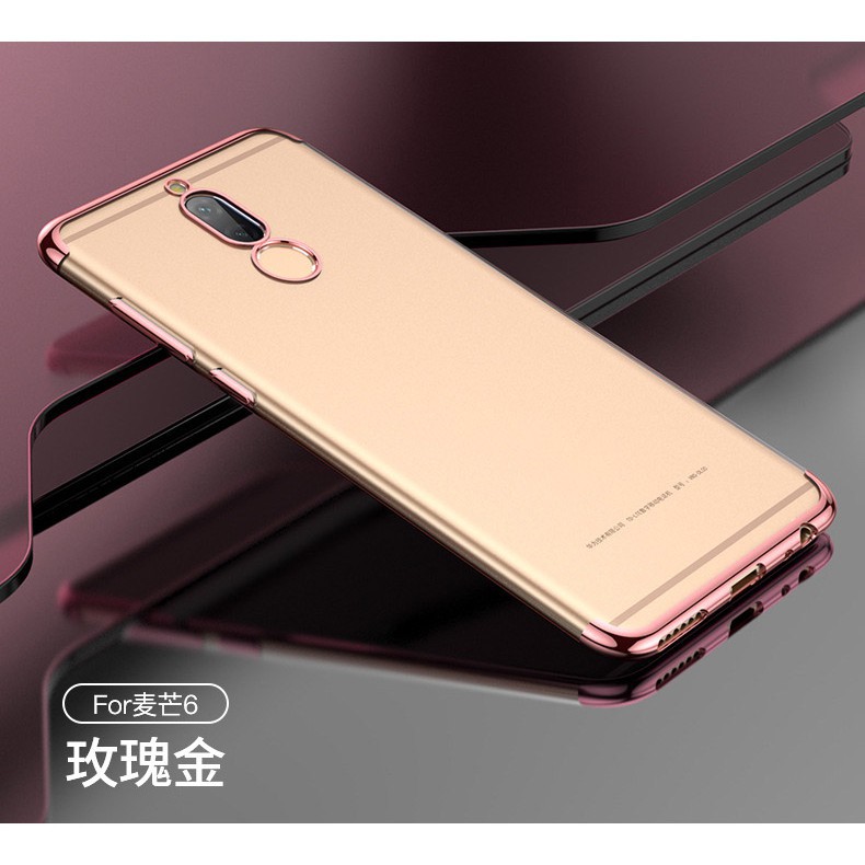 Ốp điện thoại viền màu trong suốt cho Huawei Mate 10 Lite/Nova 2i
